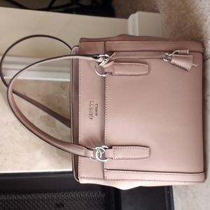 Guess pale pink satchel